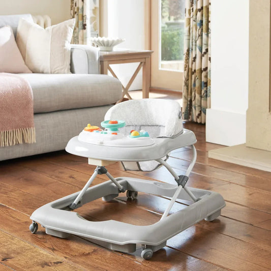 Babylo Go Go Walker – Grey | Baby Walking Support & Activity Trainer
