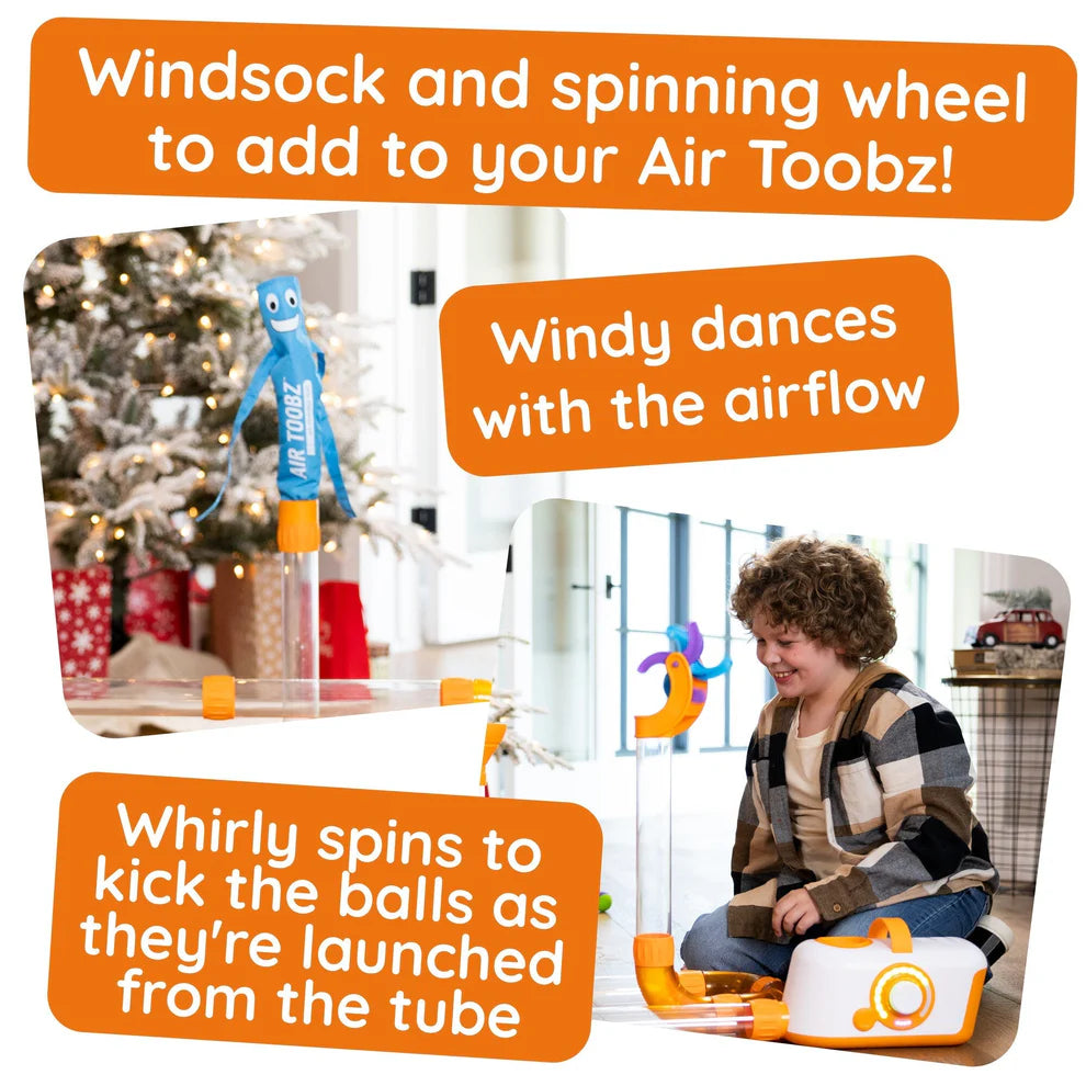Air Toobz – Whirlwind Accessory Pack for Spinning & Airflow Motion Play