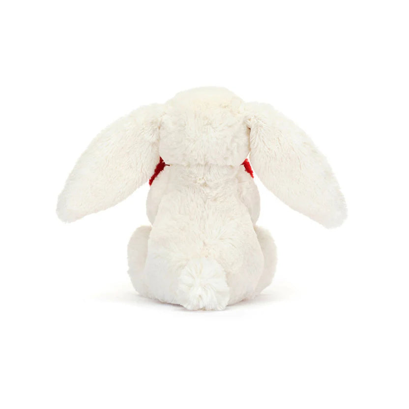 Bashful Red Love Heart Bunny – Cute Valentine Plush by Jellycat