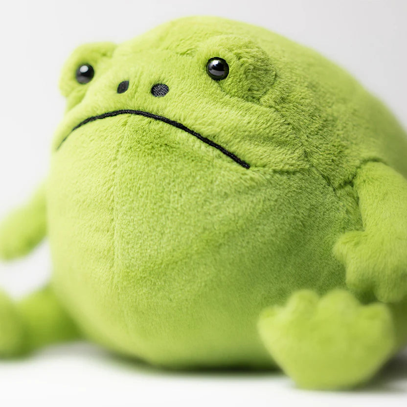 Ricky Rain Frog Plush – Cute Lovable Grump Soft Toy by Jellycat