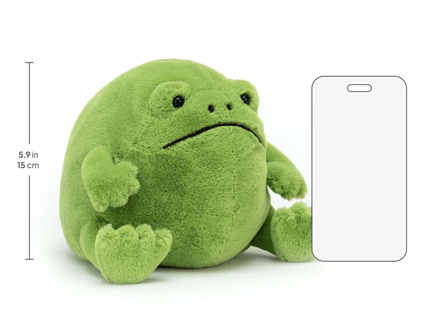 Ricky Rain Frog Plush – Cute Lovable Grump Soft Toy by Jellycat