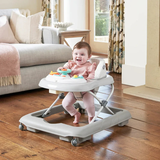Babylo Go Go Walker – Grey | Baby Walking Support & Activity Trainer